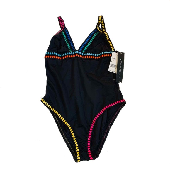 SOLD🎉 NWT La Blanca Threading Along Mio Swimsuit - Picture 3 of 6